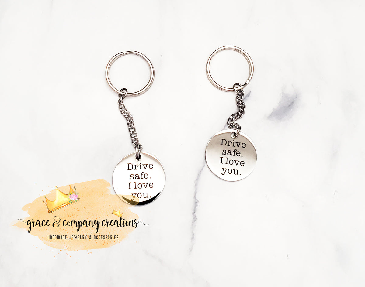 Drive safe keychain – Grace and Company Creations